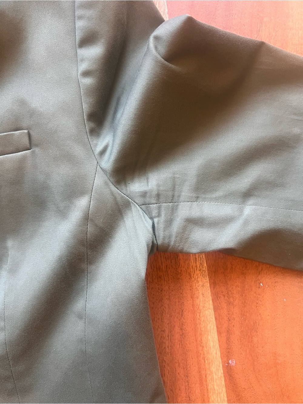 Banana Republic Olive Green Single-Button Blazer - Picture 4 of 7